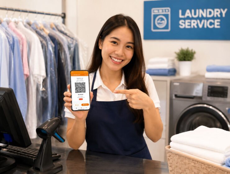 Aplikasi Kasir Laundry dengan QRIS dan Notifikasi Suara Otomatis untuk Bisnis Modern