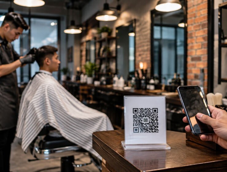 QRIS Bisnis Barber Studio: Pembayaran Digital, POS Kasir, Absensi, dan Notifikasi Suara