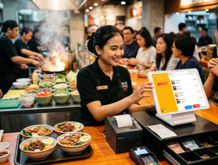 Aplikasi Kasir Rice Bowl untuk Mengelola Pesanan dan Penjualan